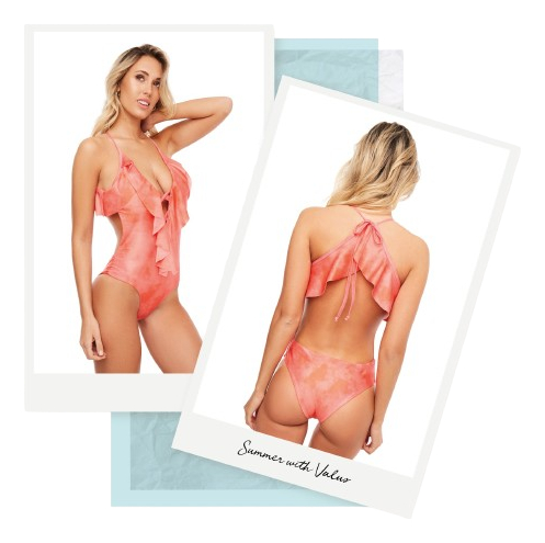 Malla Entera Traje De Baño Body Batik Colaless Valus Nadine