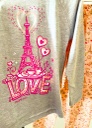 Pijama Nena Niña De Algodon Estampado Paris Mumi Dolls 5142