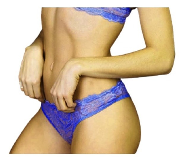 Bombacha Colaless Encaje Y Puntilla Territorio 1246