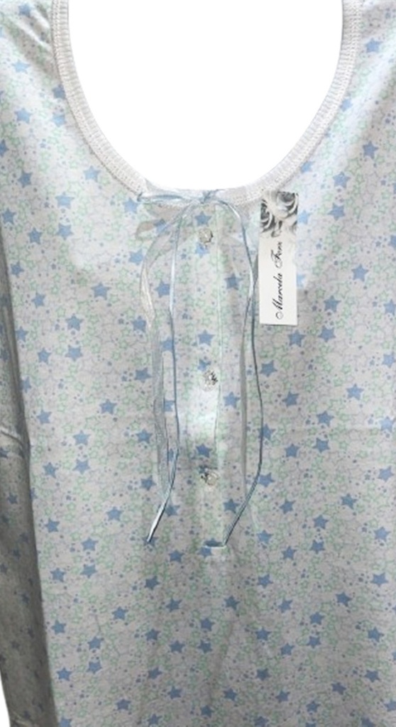 Camison Manga Corta Verano Algodon Marcela Ferz 827352