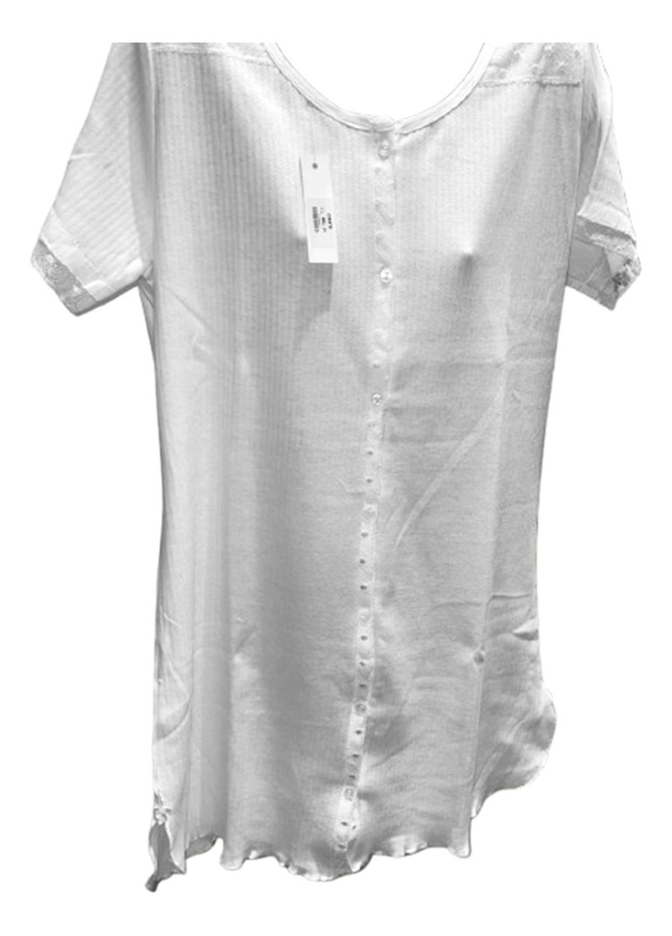 Camison De Verano Algodon Estampado Marcela Ferz 827388