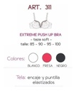 Corpiño Soutien Ana Grant Extreme Super Push Up Bra Art 311