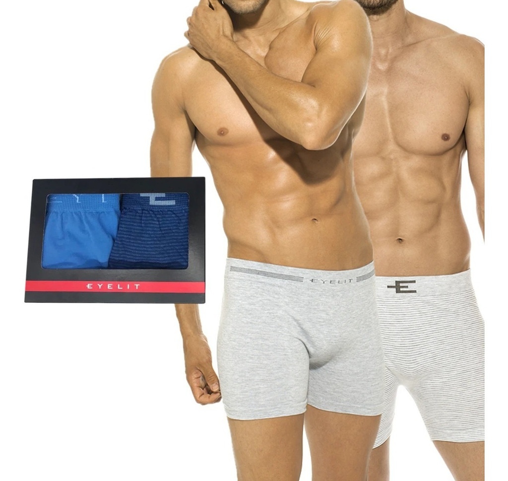 Boxer Pack X 2 Calzoncillos Eyelit Algodón Seamless Ar 14625