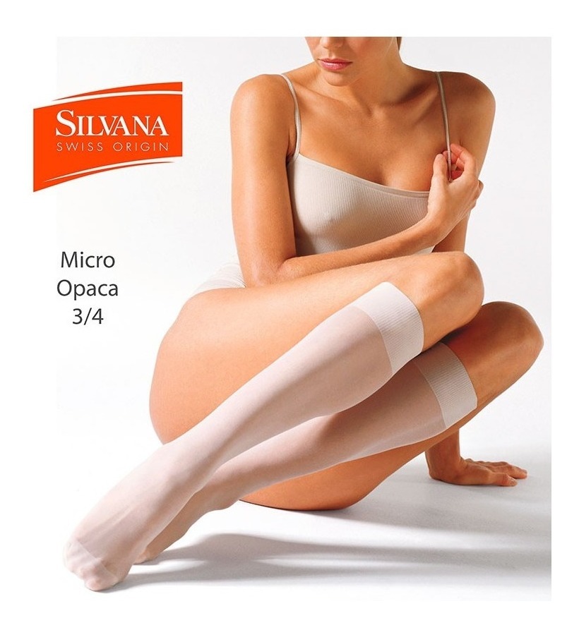 Media 3/4 Silvana Microopaca Art 0335 Puño Antipresion Lycra