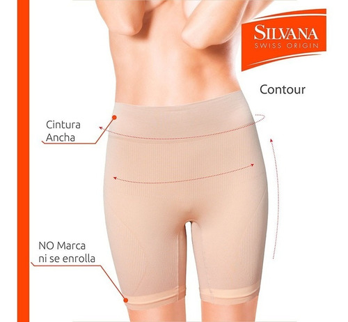 Short Enagua Silvana Modelador Nuevo! Art Esa15 