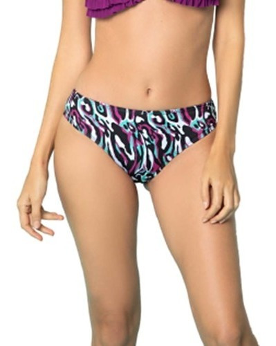 Bombacha Colales Alta Malla Bikini Estampada Bianca Art 3059