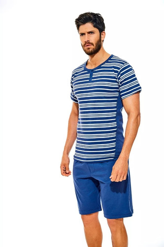 Pijama De Hombre Varon Algodón Verano Eyelit 1872