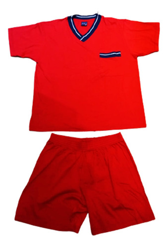 Pijama De Hombre Varon Verano Algodón Eyelit 1743