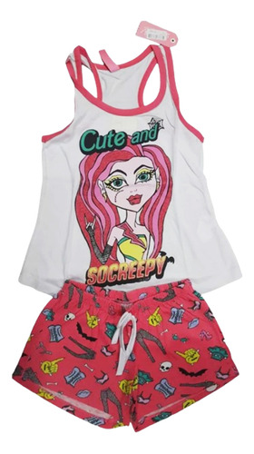 Pijama Nena Niña Musculosa Short De Verano So Pink Art 11260