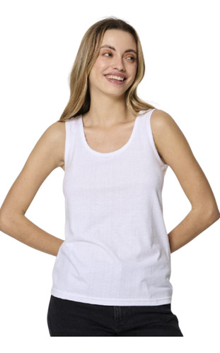 Musculosa Basica De Mujer Algodon 3 Ases 253