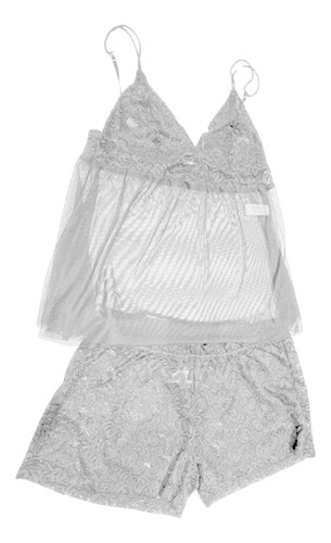 Pijama Sexy Solera + Short De Verano Algodon Ferz 828416