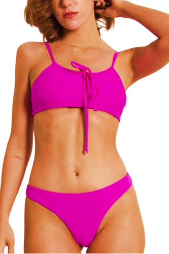 Bikini Conjunto Top + Colaless Clasica Valus Resolana