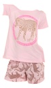 Pijama Nena Remera Short Algodon Print Verano Mumi Doll 5149