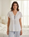 Pijama Manga Corta Con Capri Algodon Ferz 828190