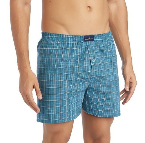 Calzoncillo Boxer Tela Plana 100% Algodon Polo Club Art 1108