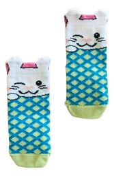 [FLO65SUR1] Media Soquete Con Orejitas De Animales De Nena Nene Floyd 65