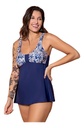 Tankini Talle Del 3 Al 9 Malla Traje De Baño Bianca 24238