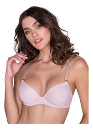 Corpiño Push Up Con Aro Y Base Microfibra Andressa Art 41