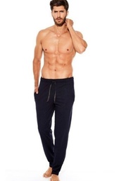 [EYE1863NEGS] Pantalon Pijama Con Puño Algodon Hombre Varon Eyelit Ar 1863