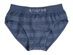 Calzoncillo Slip Nene Niño Algodon Talle 4 A 12 Andros 5508