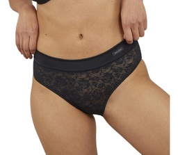 Bombacha Tiro Corto Encaje Cintura Que No Marca Deville 789