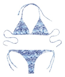 Bikini Conjunto Triangulo + Colaless Para Atar Valus Serafin