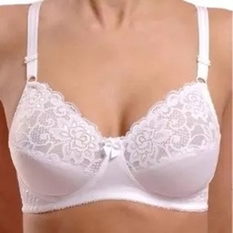 Corpiño Con Aro Jersey Con Puntilla Reductor Perlea Art 7418