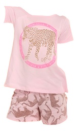 [MUM5149ROS1] Pijama Nena Remera Short Algodon Print Verano Mumi Doll 5149