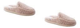 [IKK377AZU35-36] Pantufla Abrigada Unisex Copete De Oveja Peludita Ikki 377