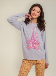 Pijama Nena Niña De Algodon Estampado Paris Mumi Dolls 5142