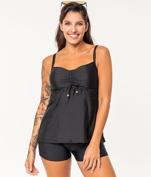 Tankini Musculosa Remera Traje De Baño 2 Al 7 Bianca 26237