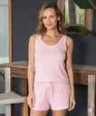 Pijama Mujer Musculosa Y Short De Wafle Bianca Secreta 26021